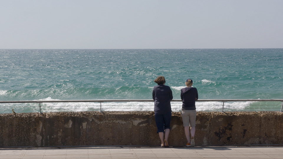 filmmakers at beach